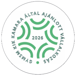 GYMSM KIK Kamara által ajánlott vállalkozás 2026