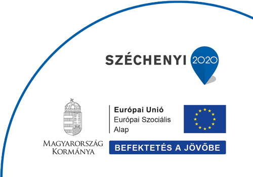 Széchenyi 2020 – Magyarország Kormánya – Európai Unió, Európai Szociális Alap – Befektetés a jövőbe. Tovább a pályázat részleteihez